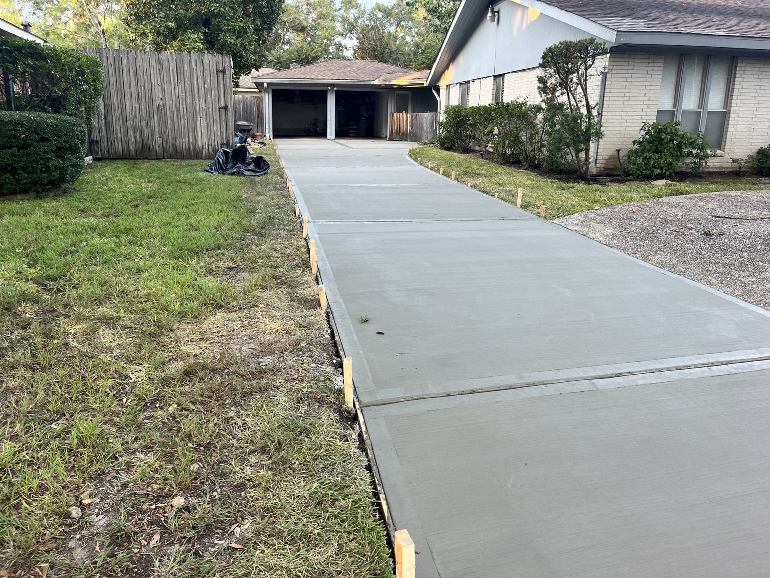 Full Concrete Driveway